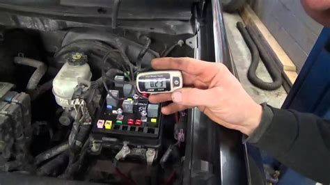 testing parasitic voltage drop on motorhome coach battery|Battery Voltage drop .